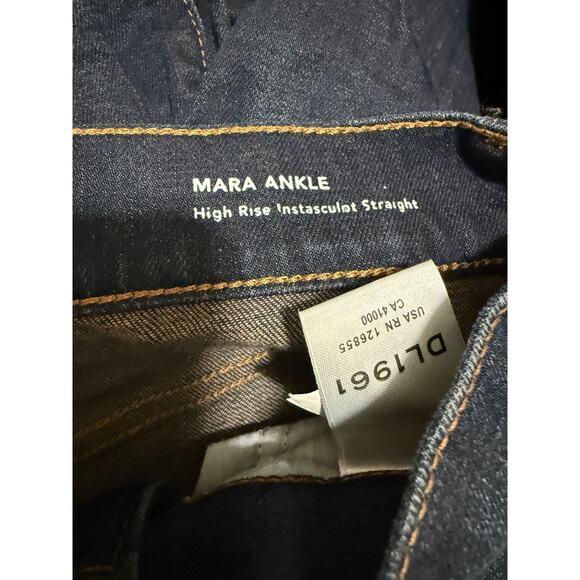 DL1961 Mara Ankle High Rise Sculpting Denim Jeans - Size 25 - Picture 4 of 8